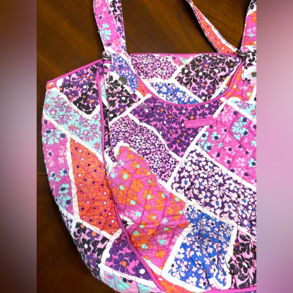 VERA BRADLEY GLENNA MODERN MEDLEY PRINT SHOULDER BAG Tote - Picture 8 of 16